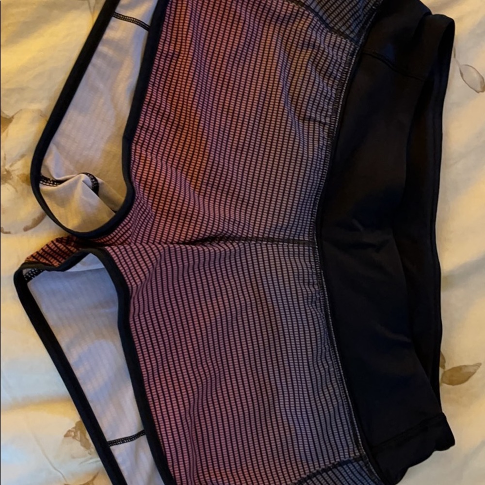 Lululemon rare water short speed up short size 4